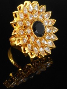 Designer Polki Finger Ring